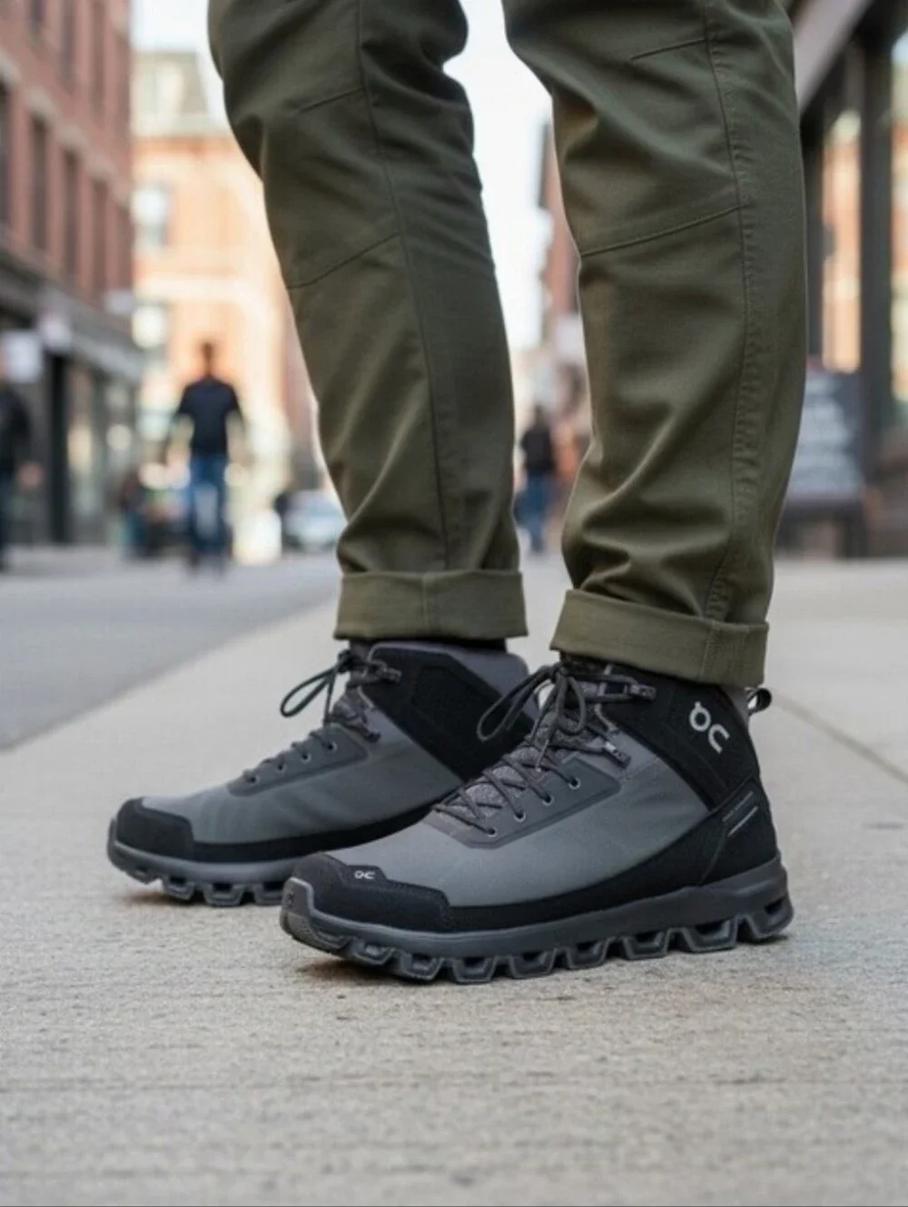 Size 8-On Cloudridge Men's Hiking Boots Eclipse/Black 33.99546
